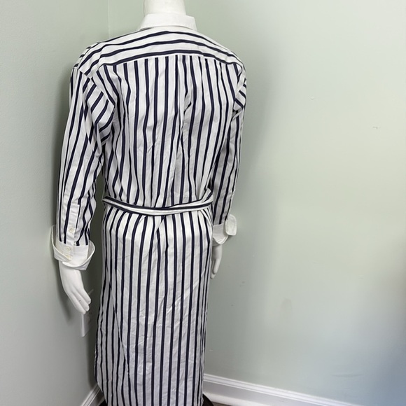 J. Crew x Marie Marot Striped Button Down Shirt Dress size 00 NEW - Picture 8 of 10